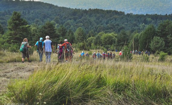 Hodnja planinara preko Alana u saborskom